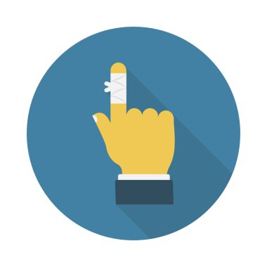 kesme glif düz vektör simge