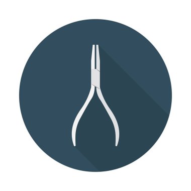 işlem glyph düz vektör simgesi