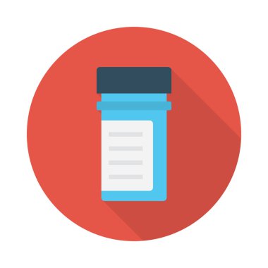 doz glyph düz vektör simgesi