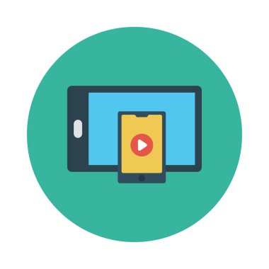 Pazarlama glif düz vektör simgesi