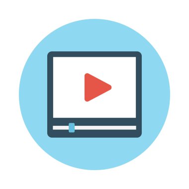 oyuncu glif düz vektör simgesi