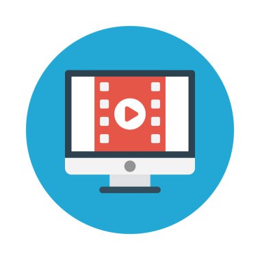 Seo glyph düz vektör simgesi