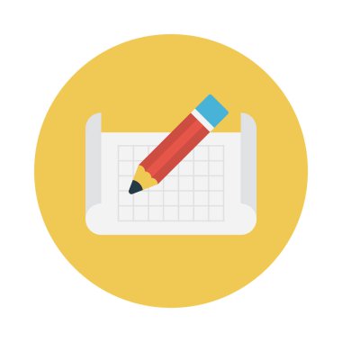 belge glyph düz vektör simgesi