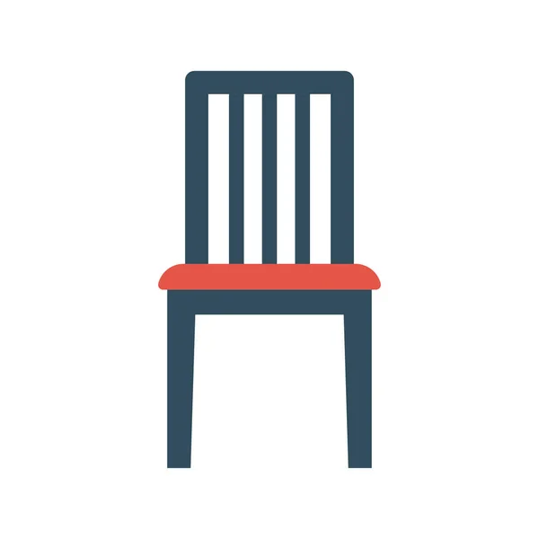 座椅字形平面矢量图标 — 图库矢量图片