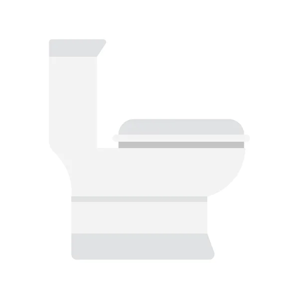浴室のグリフフラットベクトルアイコン — ストックベクタ