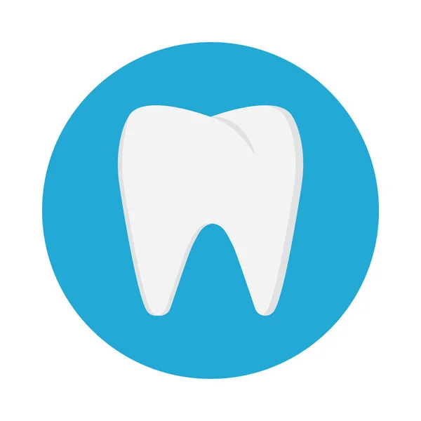 Dental Glyph Flat Vector Icon — Stock Vector