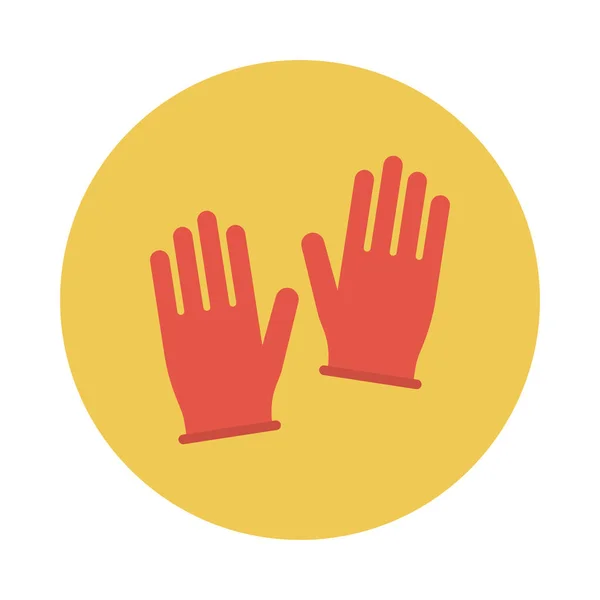 Hand Glyph Flat Vector Icon — Stock Vector