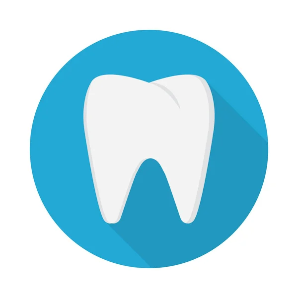 Icono Vector Plano Glifo Dental — Archivo Imágenes Vectoriales