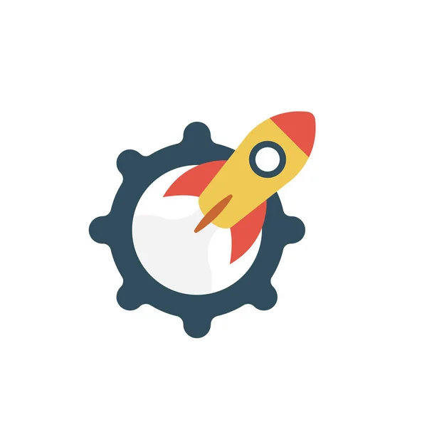 Seo Glyph Flat Vektor Icon — Stockvektor