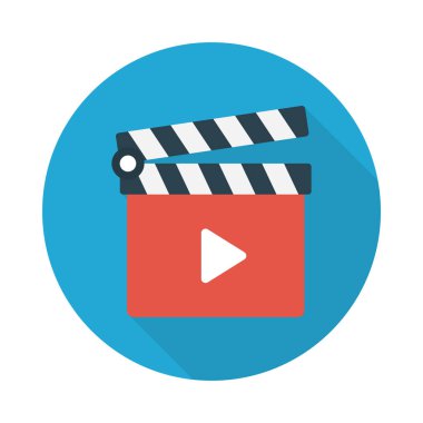 karton glyph düz vektör simgesi