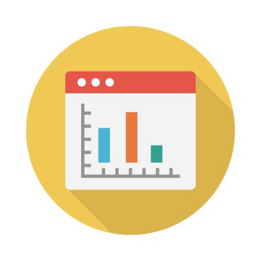 Seo glyph düz vektör simgesi