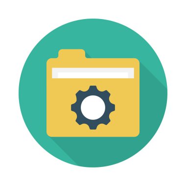 Dizin glif düz vektör simgesi