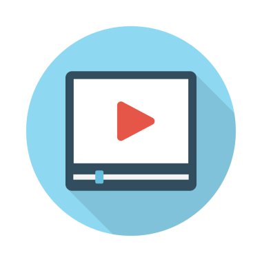 oyuncu glif düz vektör simgesi