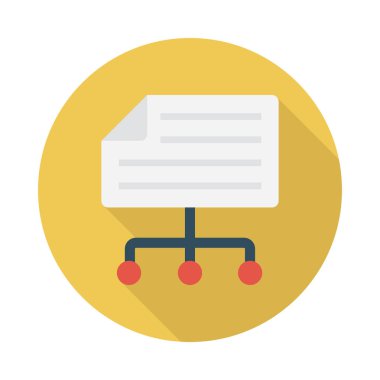 belge glyph düz vektör simgesi