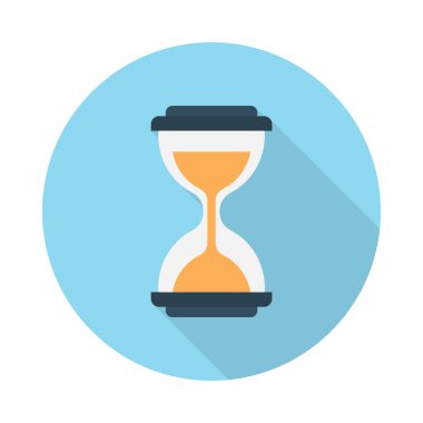 kronometre glyph düz vektör simgesi