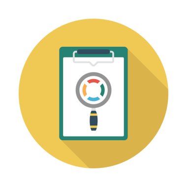 çalışma glyph düz vektör simgesi