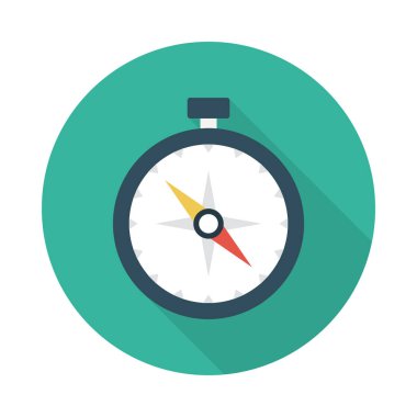 navigasyon glyph düz vektör simgesi