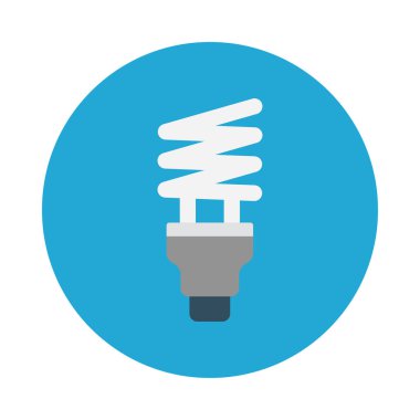 ampul vglyph düz vektör simgesi