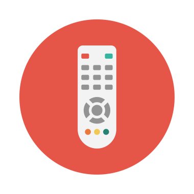 kontrol glif düz vektör simgesi