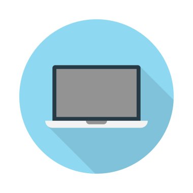 notebook glyph düz vektör simgesi