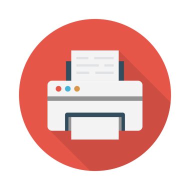 faks glyph düz vektör simgesi