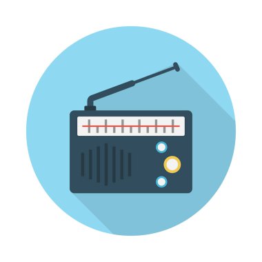 bant glif düz vektör simgesi