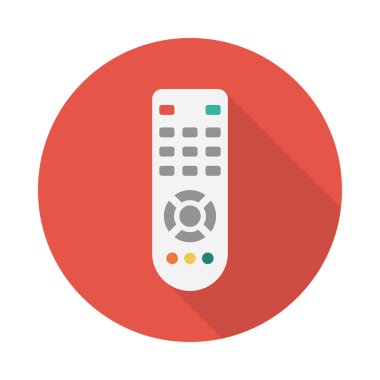 kontrol glif düz vektör simgesi