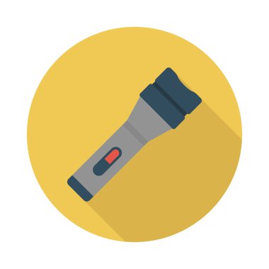 el feneri glyph düz vektör simgesi