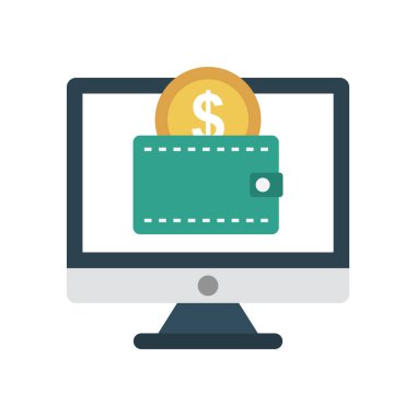 para glif düz vektör simge