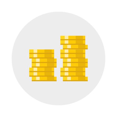 düz vektör simge para