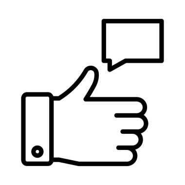 İnce çizgi vektör simge değerlendirme