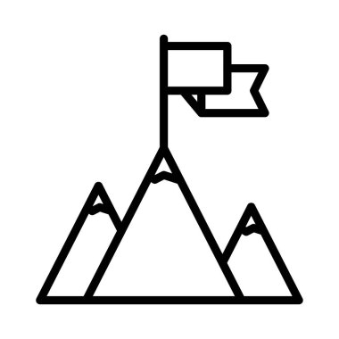 Hedef ince çizgi vektör simgesi