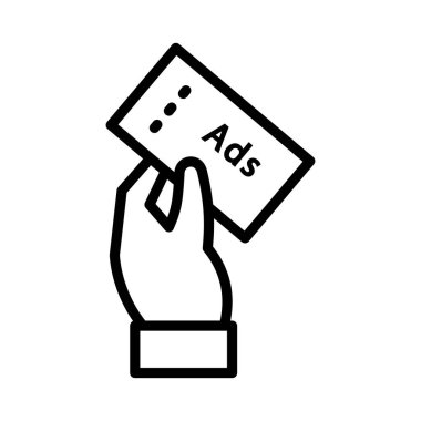 İnce çizgi vektör simge Bilet