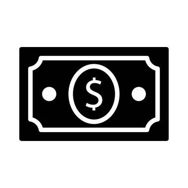 para glif düz vektör simge