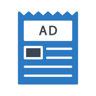 sayfa glyph renk vektör simgesi