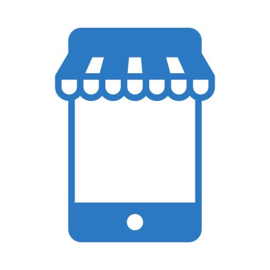 e ticaret glyph renk vektör simgesi