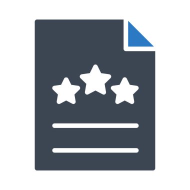 geribildirim glyph renk vektör simgesi