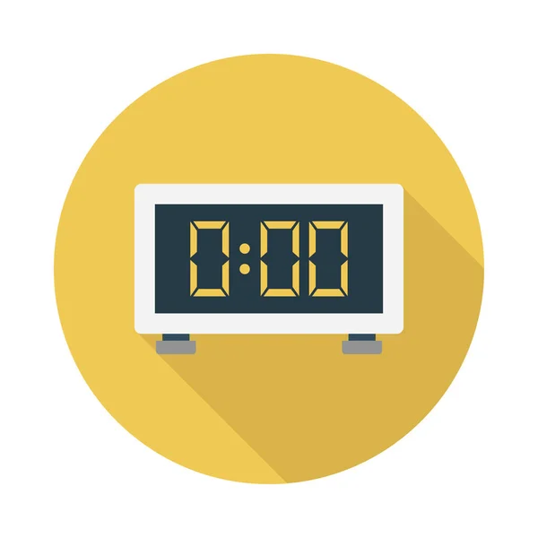 Countdown Glyph Flat Vector Icon — Stock Vector