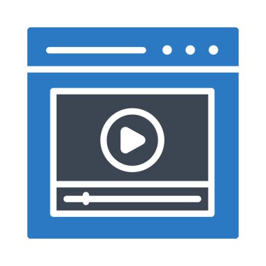 oyuncu glyph renk vektör simgesi