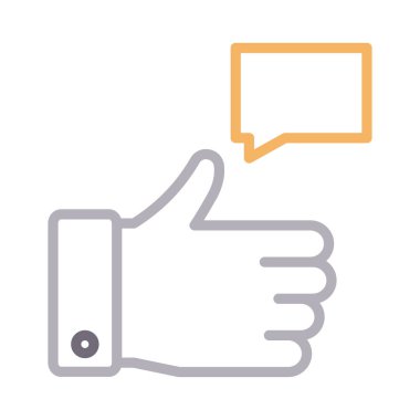 derecelendirme renk çizgisi vektör simgesi