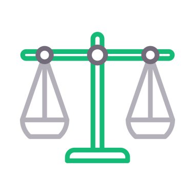 denge renk çizgisi vektör simgesi