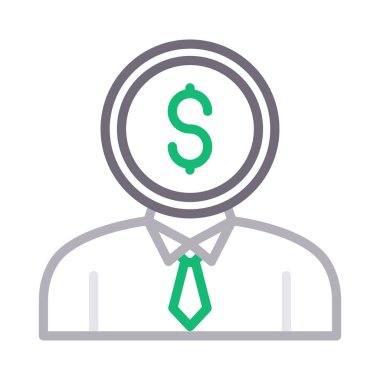 hesap renk çizgisi vektör simgesi