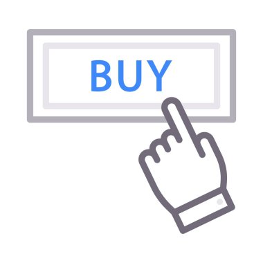 renk çizgisi vektör simgesine tıklayın