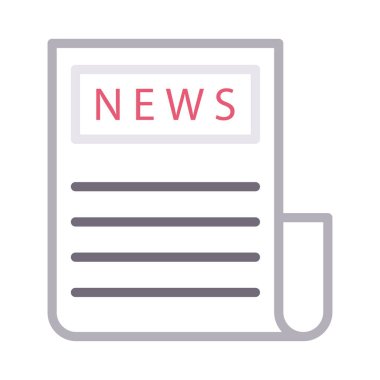 kağıt renk çizgisi vektör simgesi