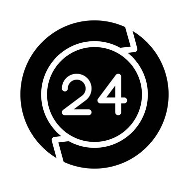 hizmetler glyph düz vektör simgesi