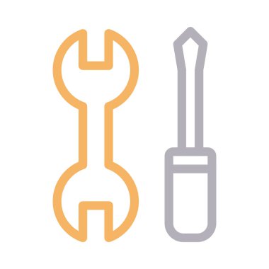 onarım renk çizgisi vektör simgesi