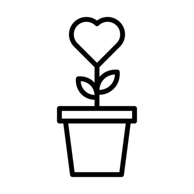 büyüme ince hat vektör simge