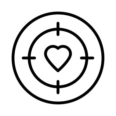 ince hat vektör simge aşk