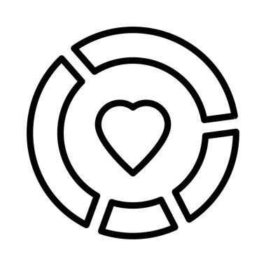 Grafik ince çizgi vektör simgesi