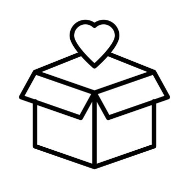 ince hat vektör simge aşk